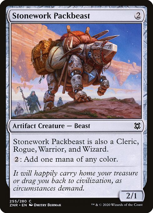 Stonework Packbeast - Zendikar Rising - 255