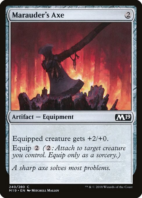 Marauder's Axe - Core Set 2019 - 240