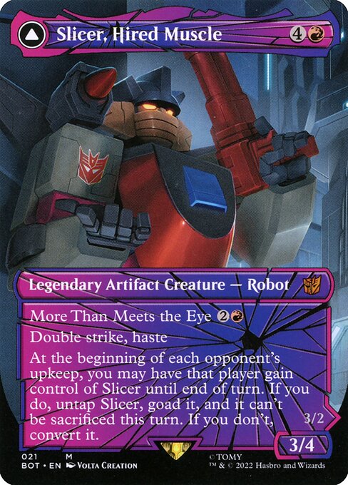 Slicer, Hired Muscle // Slicer, High-Speed Antagonist - Transformers - 21