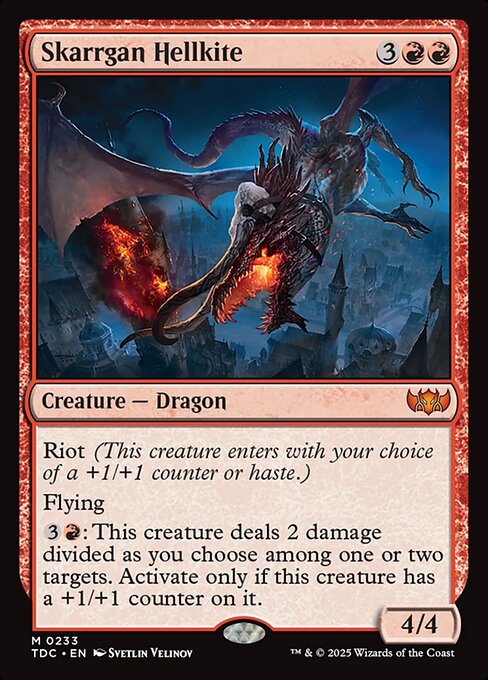 Skarrgan Hellkite - Tarkir: Dragonstorm Commander - 233