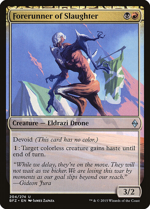 Forerunner of Slaughter - Battle for Zendikar - 204