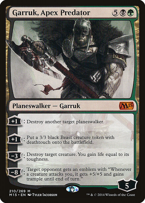 Garruk, Apex Predator - Magic 2015 - 210
