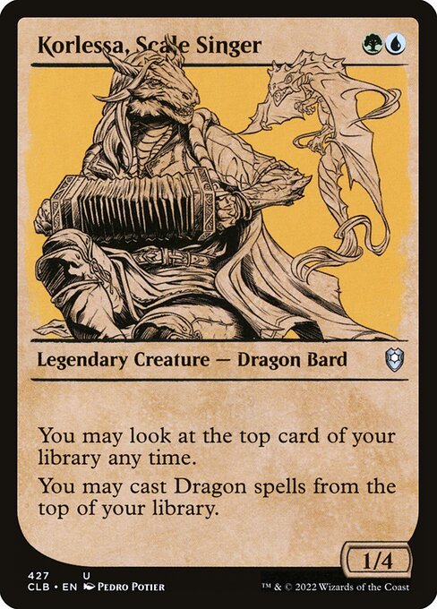Korlessa, Scale Singer - Commander Legends: Battle for Baldur's Gate - 427