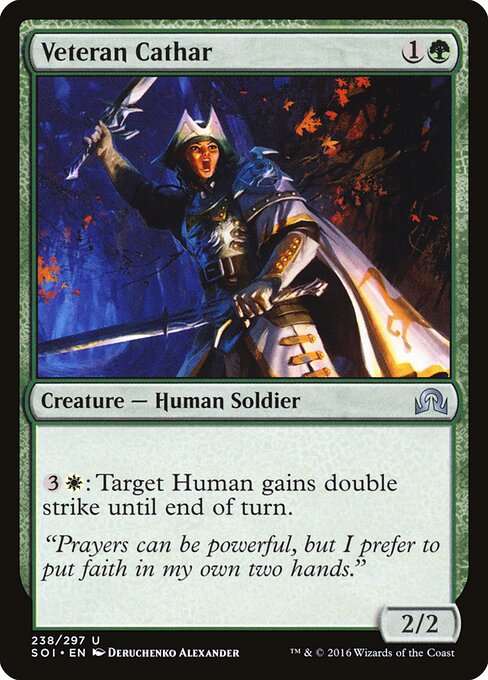 Veteran Cathar - Shadows over Innistrad - 238