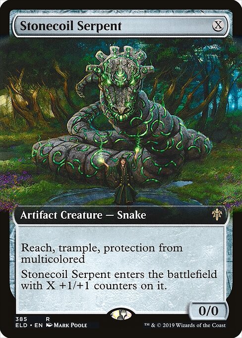 Stonecoil Serpent - Throne of Eldraine - 385