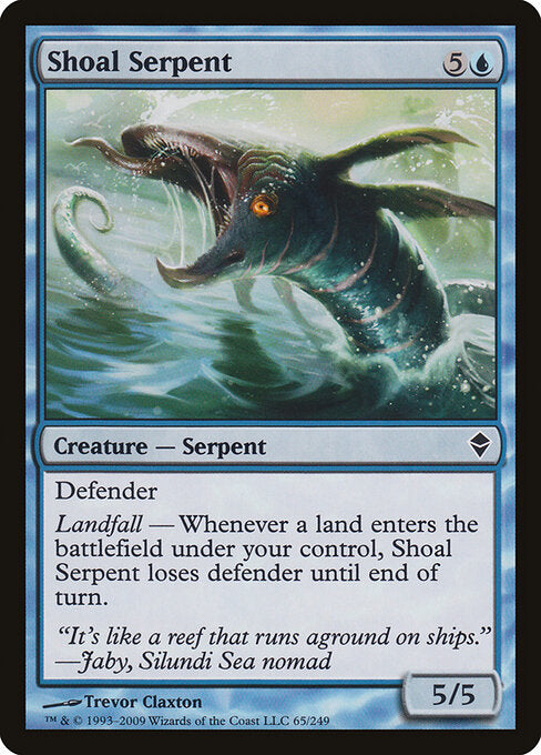 Shoal Serpent - Zendikar - 65