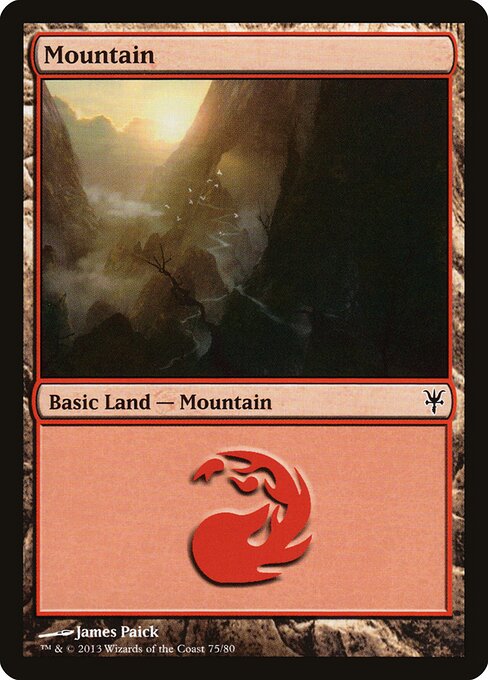 Mountain - Duel Decks: Sorin vs. Tibalt - 75