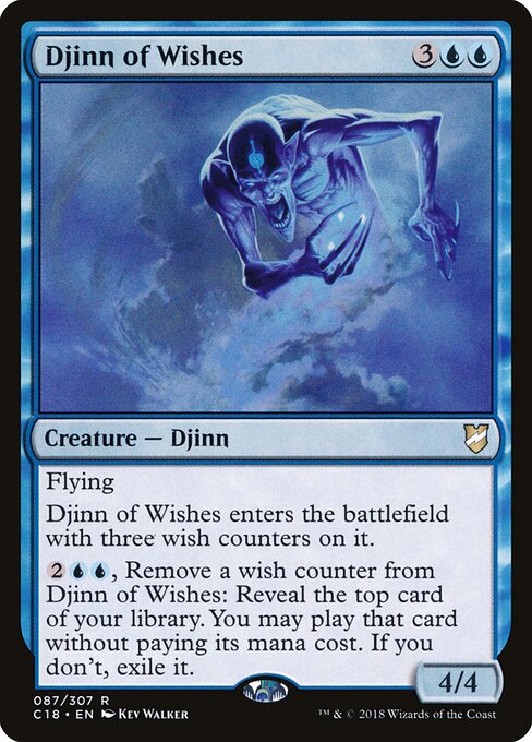 Djinn of Wishes - Commander 2018 - 87