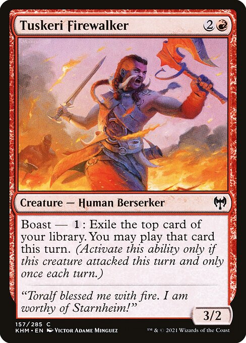 Tuskeri Firewalker - Kaldheim - 157