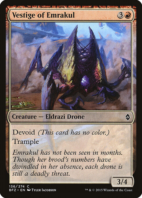 Vestige of Emrakul - Battle for Zendikar - 136