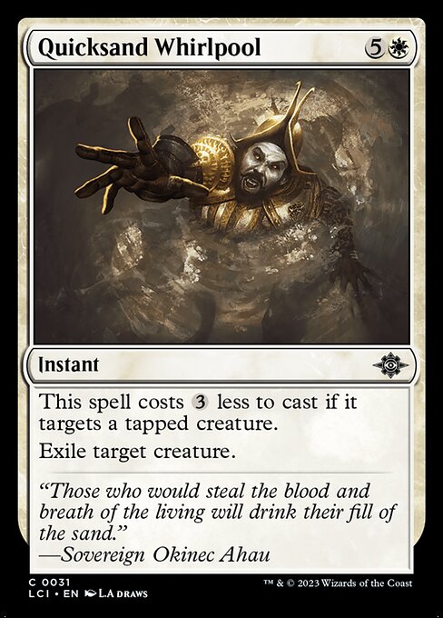 Quicksand Whirlpool - The Lost Caverns of Ixalan - 31