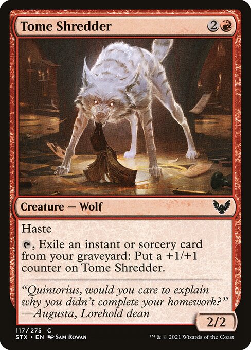 Tome Shredder - Strixhaven: School of Mages - 117