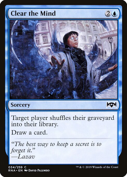 Clear the Mind - Ravnica Allegiance - 34