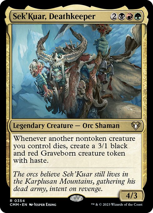 Sek'Kuar, Deathkeeper - Commander Masters - 354