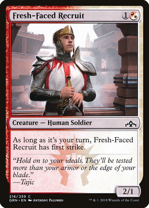 Fresh-Faced Recruit - Guilds of Ravnica - 216
