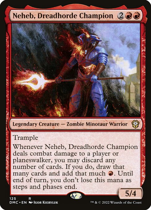 Neheb, Dreadhorde Champion - Dominaria United Commander - 125