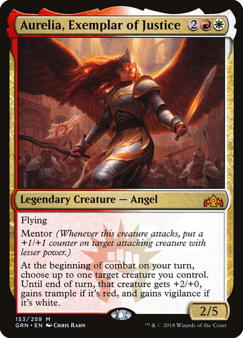 Aurelia, Exemplar of Justice - Guilds of Ravnica - 153