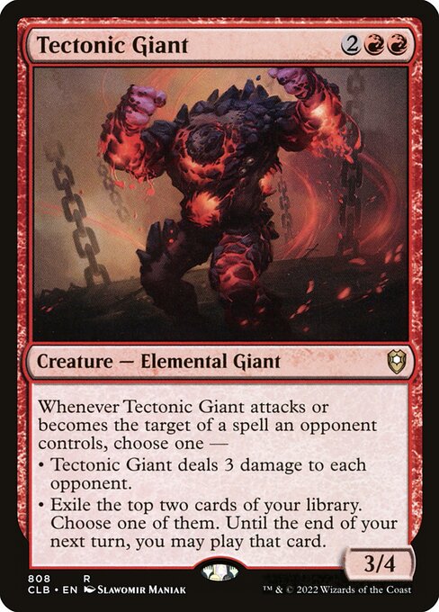 Tectonic Giant - Commander Legends: Battle for Baldur's Gate - 808