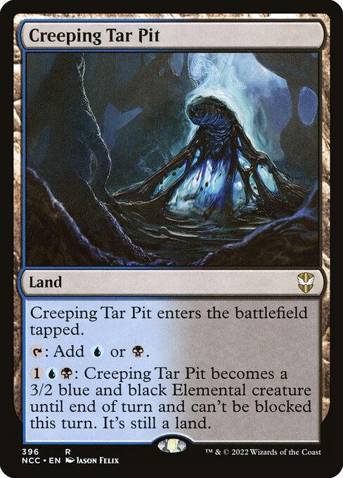 Creeping Tar Pit - New Capenna Commander - 396
