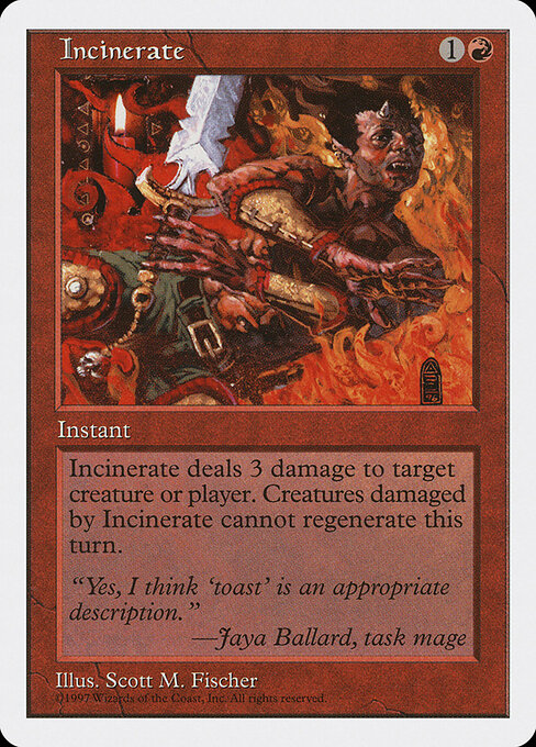 Incinerate - Fifth Edition - 242