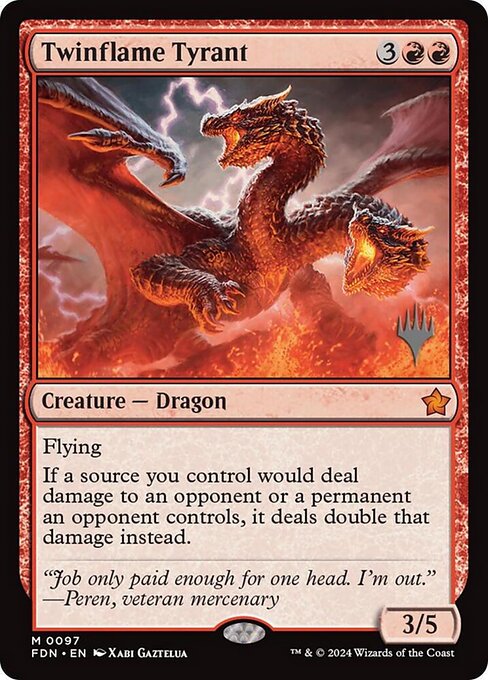 Twinflame Tyrant - Foundations Promos - 97p