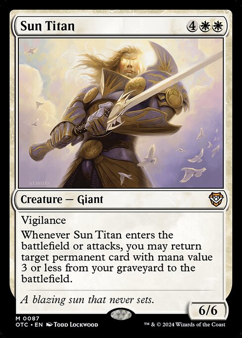 Sun Titan - Outlaws of Thunder Junction Commander - 87
