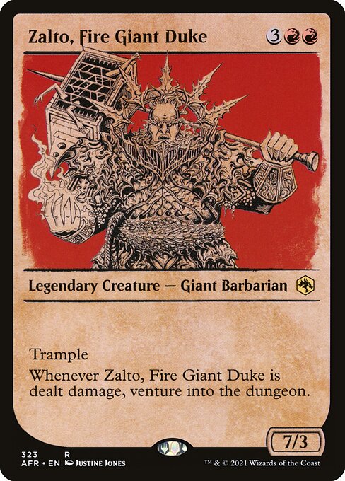 Zalto, Fire Giant Duke - Adventures in the Forgotten Realms - 323