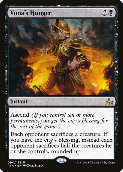 Vona's Hunger - Rivals of Ixalan - 90