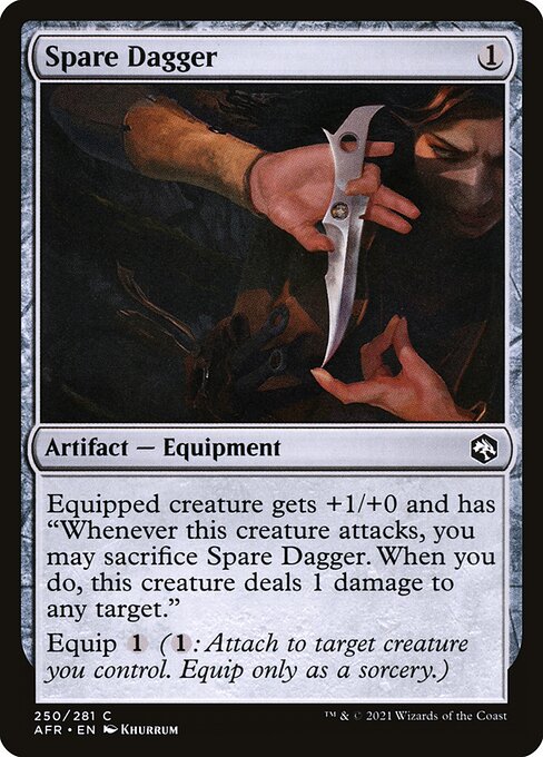 Spare Dagger - Adventures in the Forgotten Realms - 250