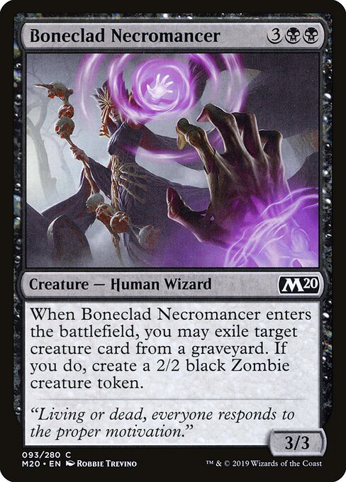 Boneclad Necromancer - Core Set 2020 - 93