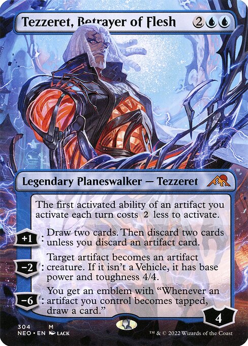 Tezzeret, Betrayer of Flesh - Kamigawa: Neon Dynasty - 304
