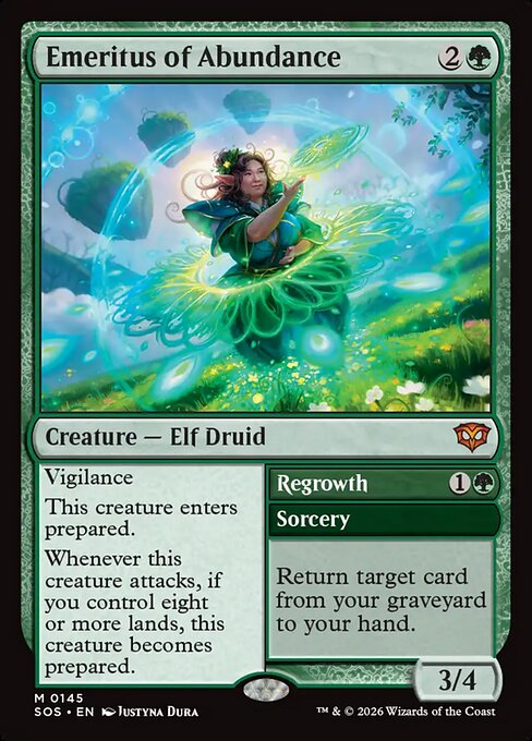 Emeritus of Abundance // Regrowth - Secrets of Strixhaven - 145