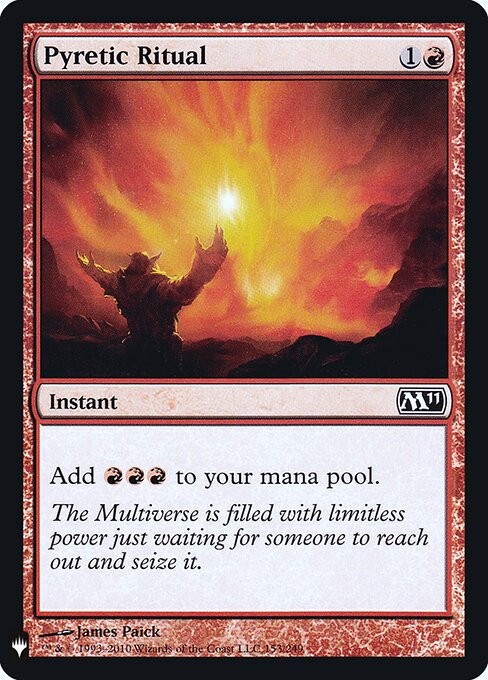Pyretic Ritual - The List - M11-153