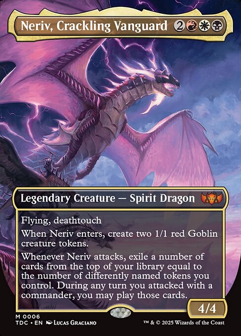 Neriv, Crackling Vanguard - Tarkir: Dragonstorm Commander - 6