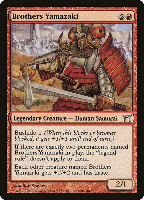 Brothers Yamazaki - Champions of Kamigawa - 160a