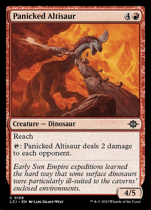 Panicked Altisaur - The Lost Caverns of Ixalan - 159