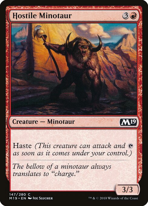 Hostile Minotaur - Core Set 2019 - 147