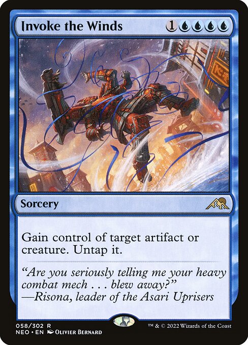 Invoke the Winds - Kamigawa: Neon Dynasty - 58