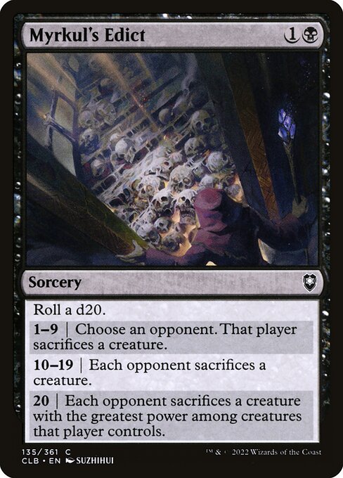 Myrkul's Edict - Commander Legends: Battle for Baldur's Gate - 135