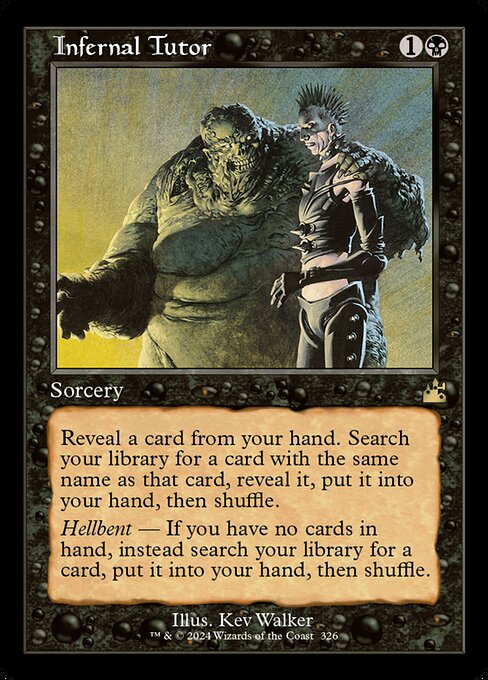 Infernal Tutor - Ravnica Remastered - 326