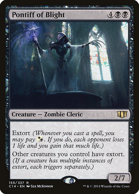 Pontiff of Blight - Commander 2014 - 155
