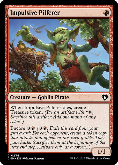 Impulsive Pilferer - Commander Masters - 234