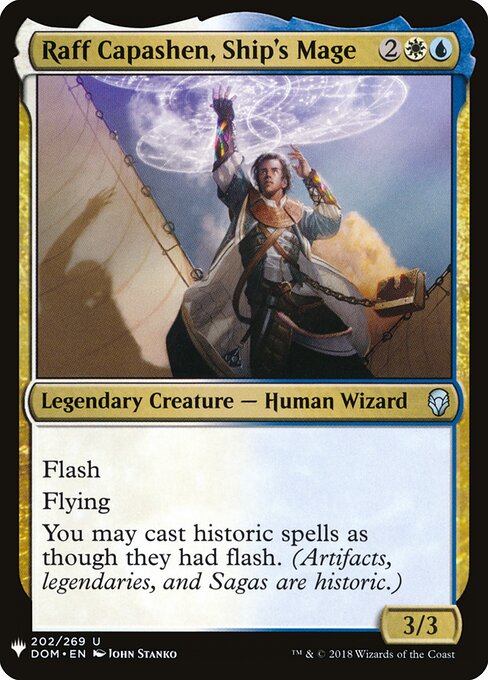 Raff Capashen, Ship's Mage - The List - DOM-202