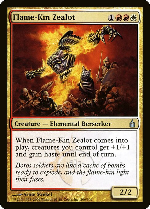 Flame-Kin Zealot - Ravnica: City of Guilds - 206
