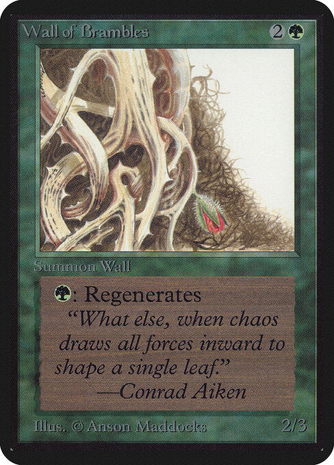 Wall of Brambles - Limited Edition Alpha - 223
