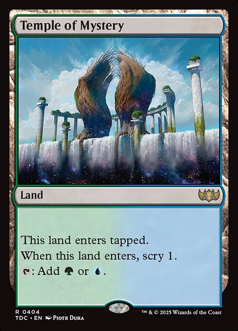 Temple of Mystery - Tarkir: Dragonstorm Commander - 404