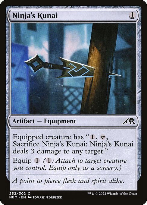 Ninja's Kunai - Kamigawa: Neon Dynasty - 252
