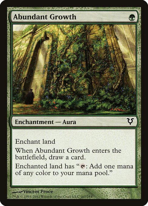 Abundant Growth - Avacyn Restored - 167