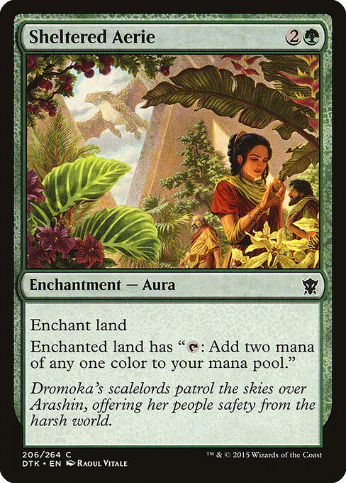 Sheltered Aerie - Dragons of Tarkir - 206