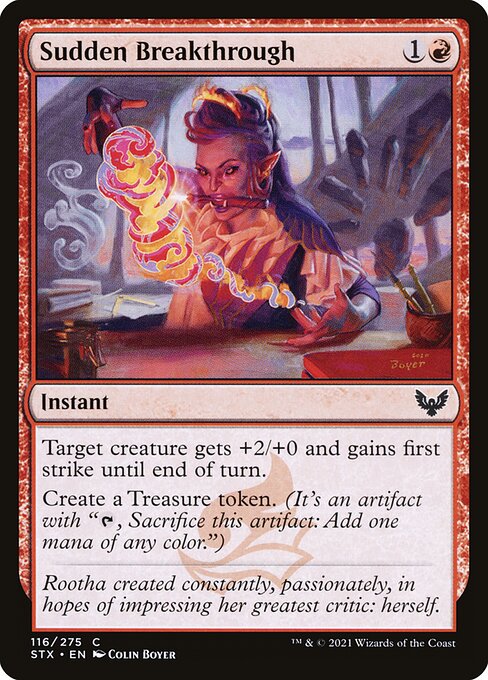 Sudden Breakthrough - Strixhaven: School of Mages - 116
